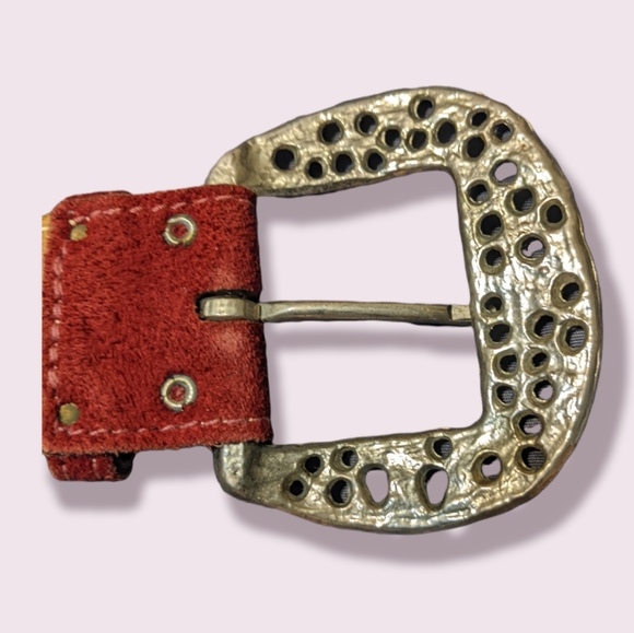 Vintage Designer Leather Belt - Picture 3 of 4